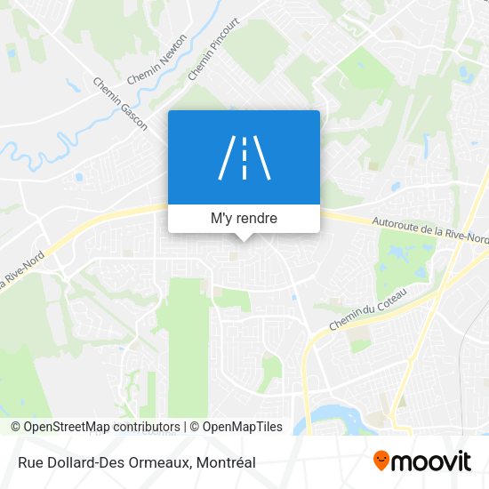 Rue Dollard-Des Ormeaux plan