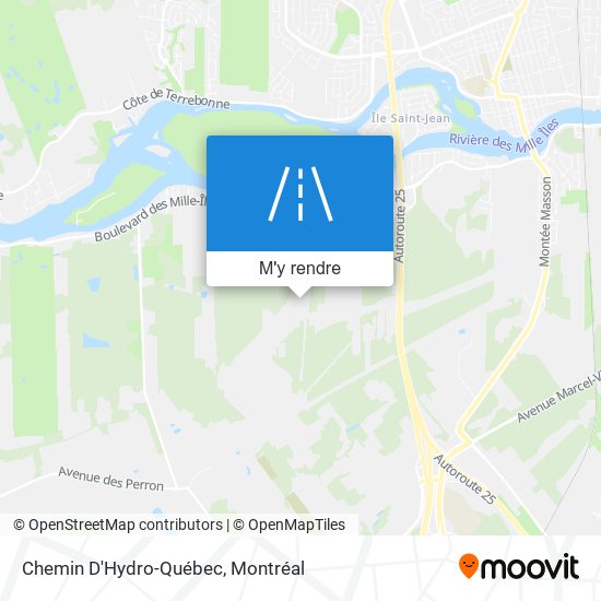 Chemin D'Hydro-Québec plan