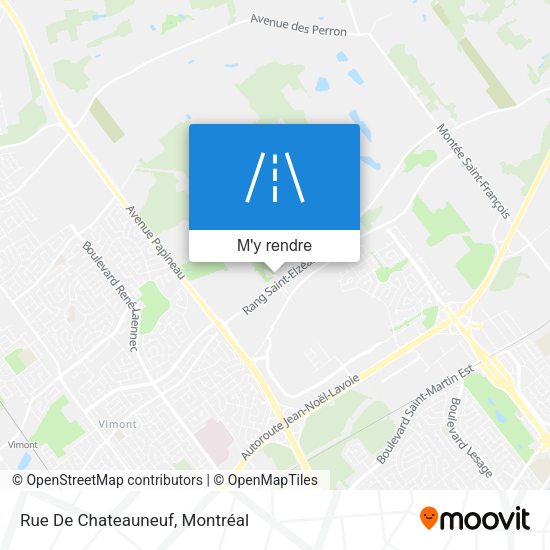 Rue De Chateauneuf plan
