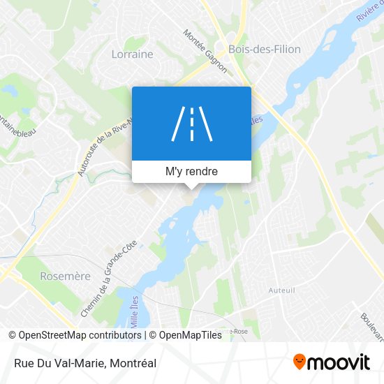 Rue Du Val-Marie plan