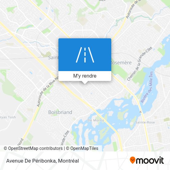 Avenue De Péribonka plan