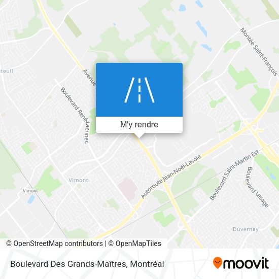 Boulevard Des Grands-Maîtres plan