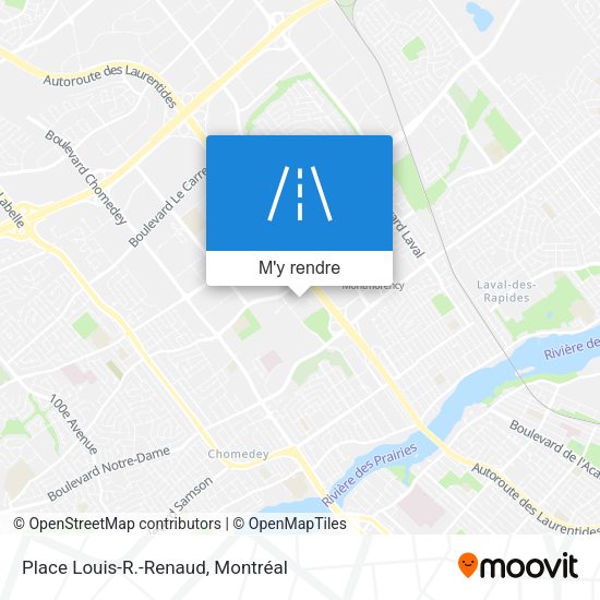 Place Louis-R.-Renaud plan