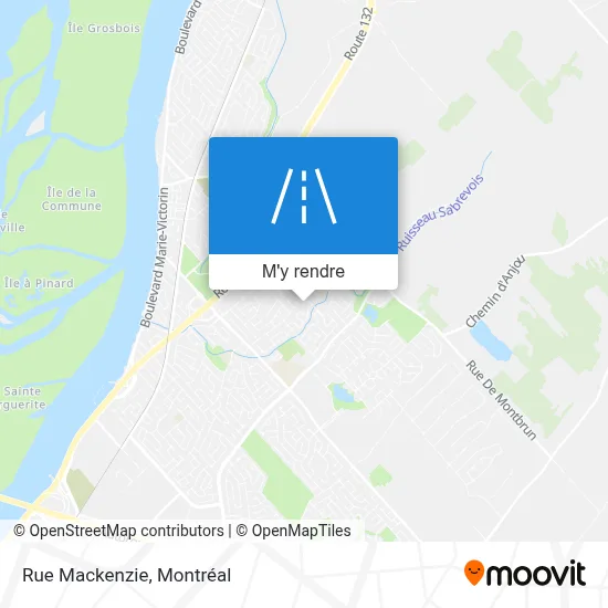 Rue Mackenzie plan
