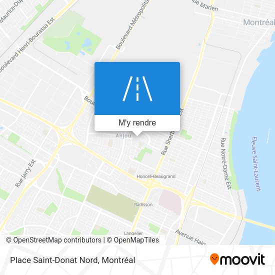 Place Saint-Donat Nord plan
