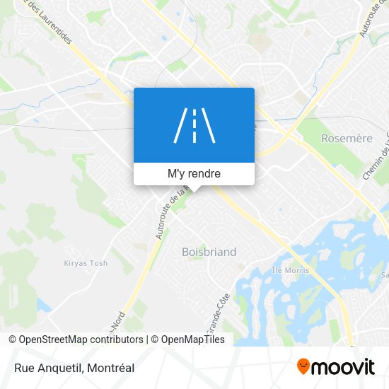 Rue Anquetil plan