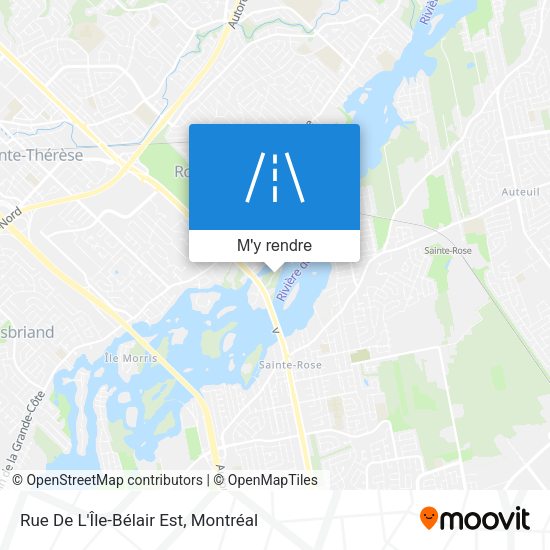 Rue De L'Île-Bélair Est plan