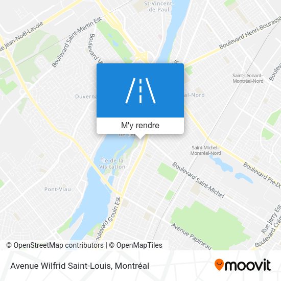 Avenue Wilfrid Saint-Louis plan