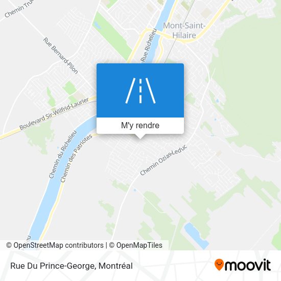 Rue Du Prince-George plan