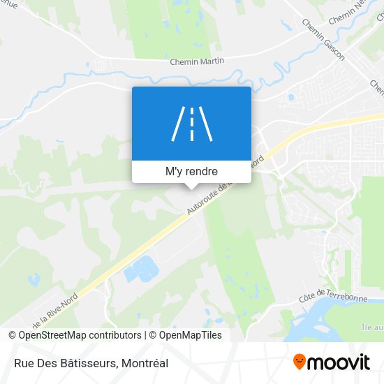 Rue Des Bâtisseurs plan