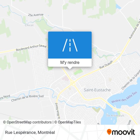Rue Lespérance plan