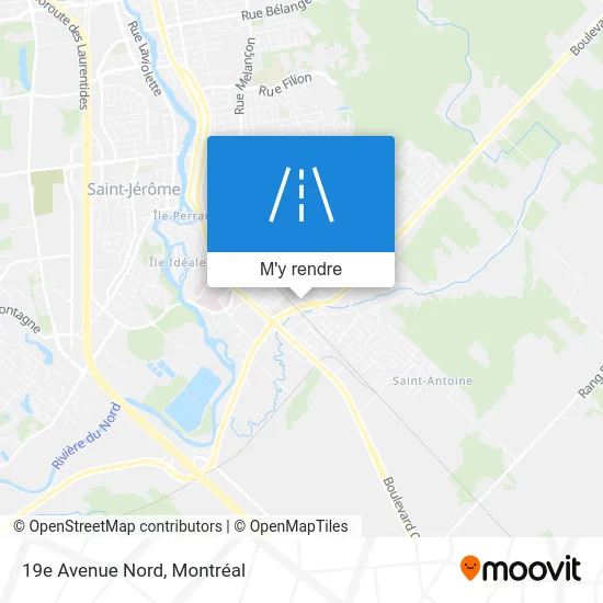 19e Avenue Nord plan