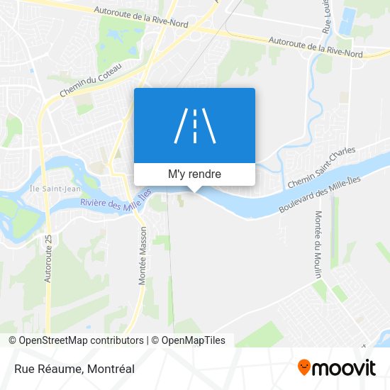 Rue Réaume plan