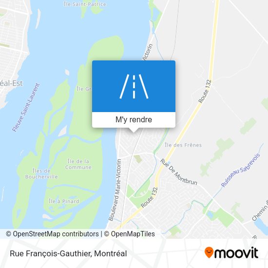 Rue François-Gauthier plan