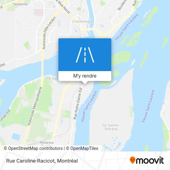 Rue Caroline-Racicot plan