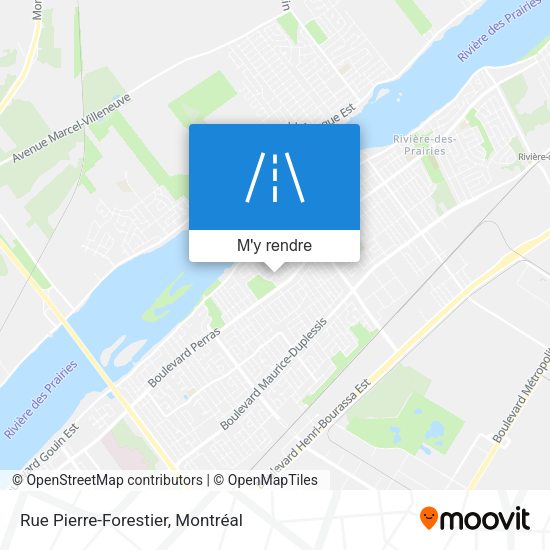 Rue Pierre-Forestier plan