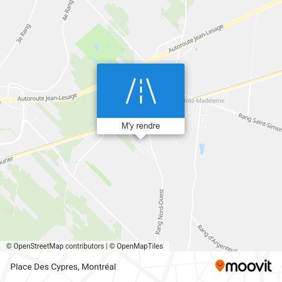 Place Des Cypres plan
