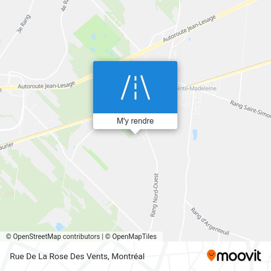 Rue De La Rose Des Vents plan
