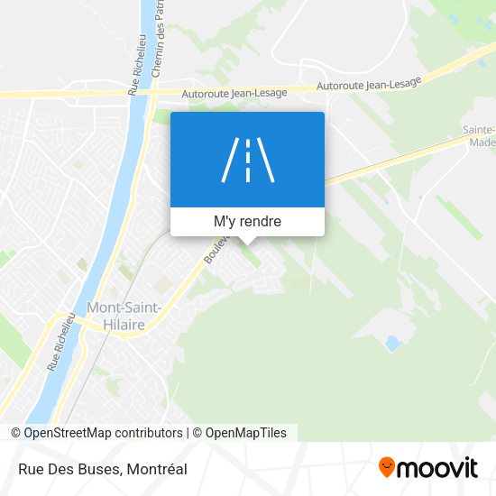 Rue Des Buses plan