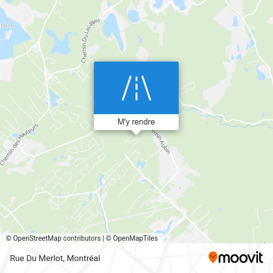 Rue Du Merlot plan