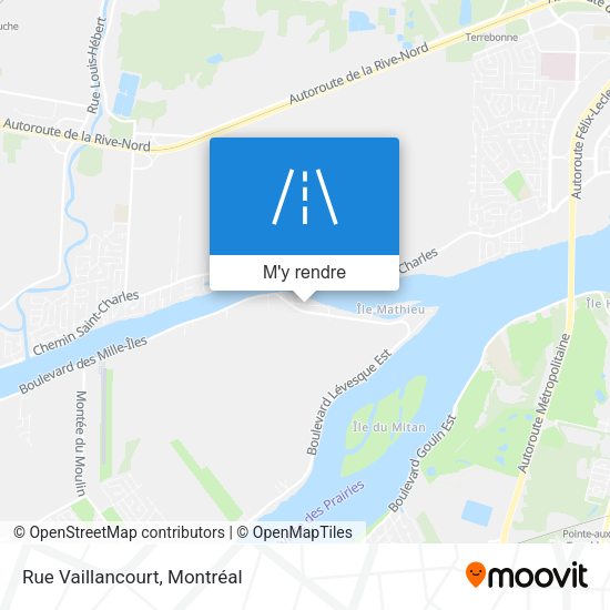 Rue Vaillancourt plan