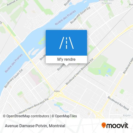 Avenue Damase-Potvin plan