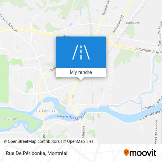 Rue De Péribonka plan