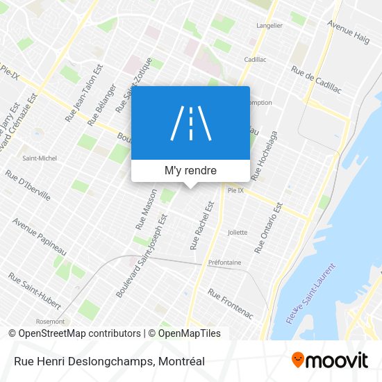 Rue Henri Deslongchamps plan