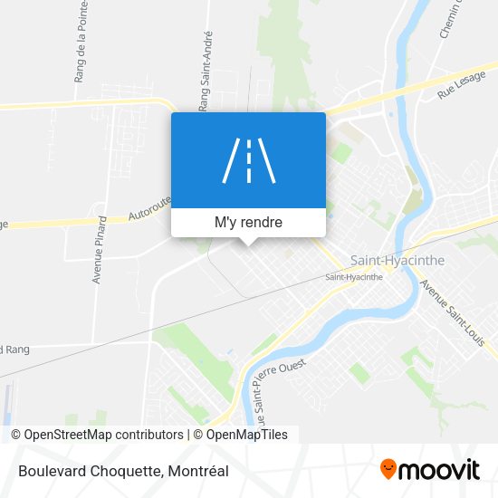 Boulevard Choquette plan