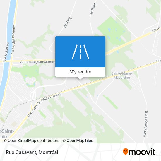 Rue Casavant plan
