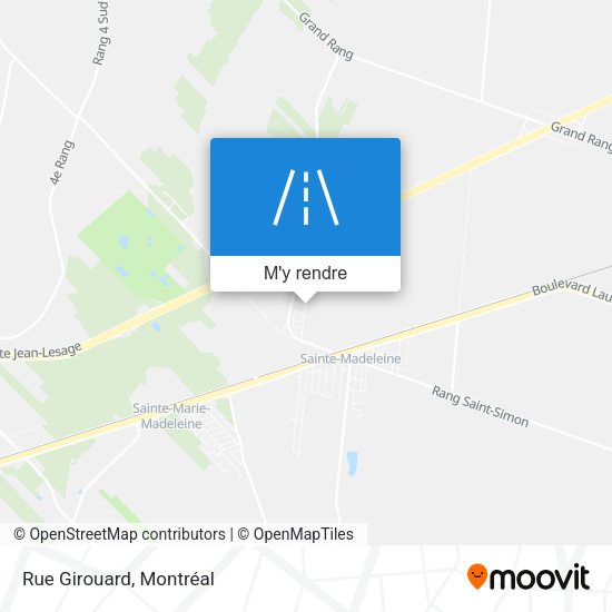 Rue Girouard plan