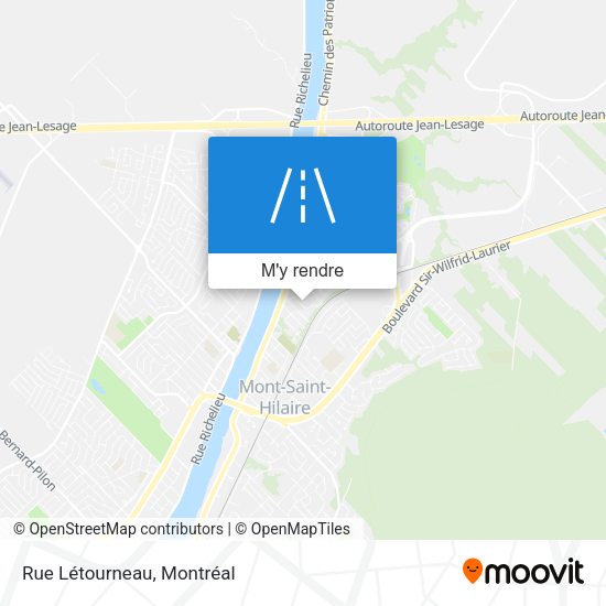 Rue Létourneau plan