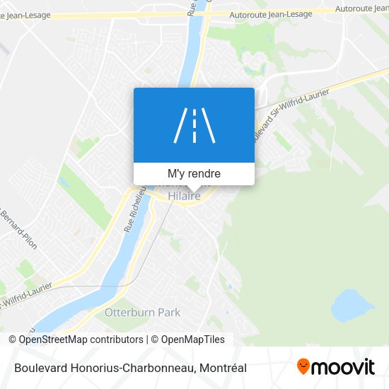 Boulevard Honorius-Charbonneau plan