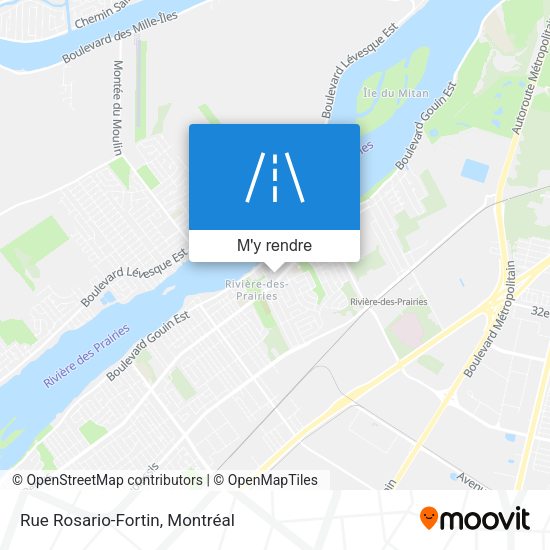 Rue Rosario-Fortin plan