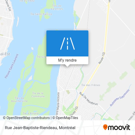 Rue Jean-Baptiste-Riendeau plan