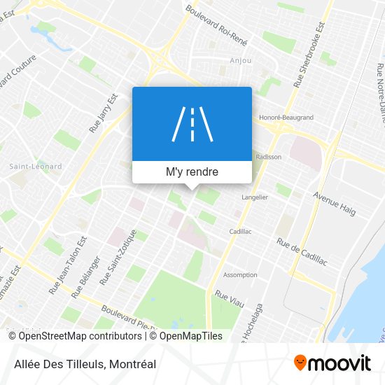 Allée Des Tilleuls plan