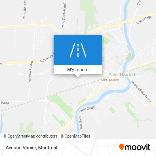 Avenue Vanier plan
