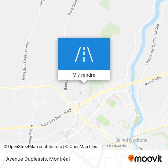 Avenue Duplessis plan