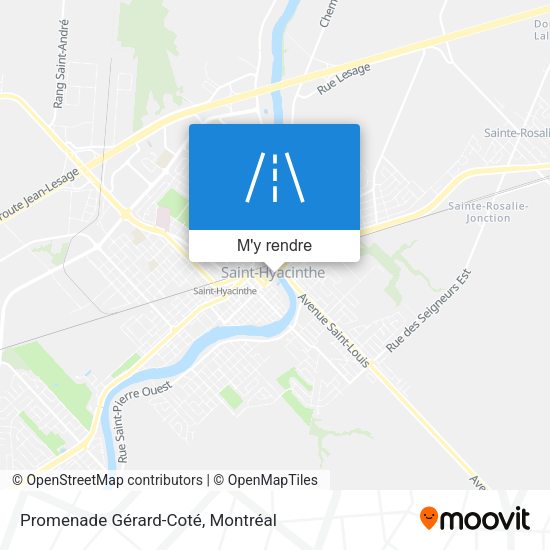 Promenade Gérard-Coté plan