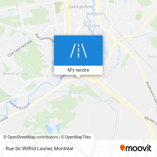 Rue Sir Wilfrid Laurier plan