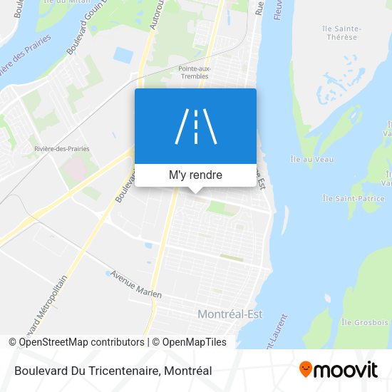 Boulevard Du Tricentenaire plan