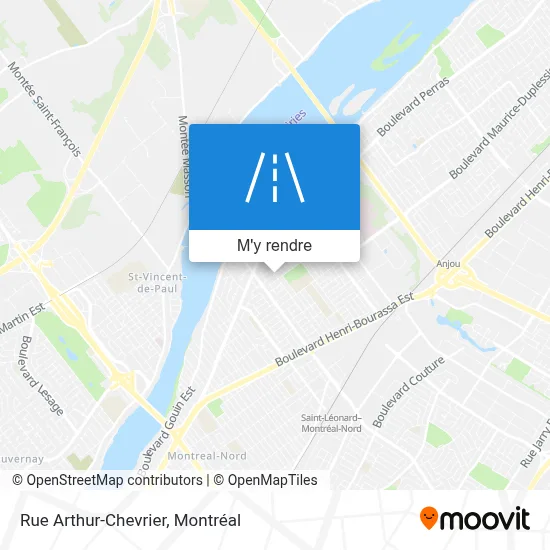 Rue Arthur-Chevrier plan