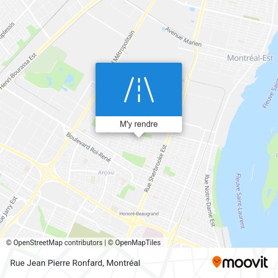 Rue Jean Pierre Ronfard plan
