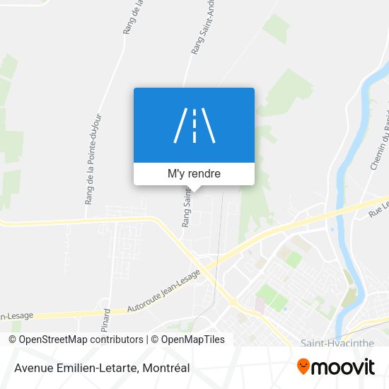 Avenue Emilien-Letarte plan