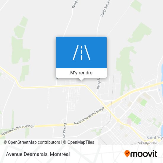 Avenue Desmarais plan
