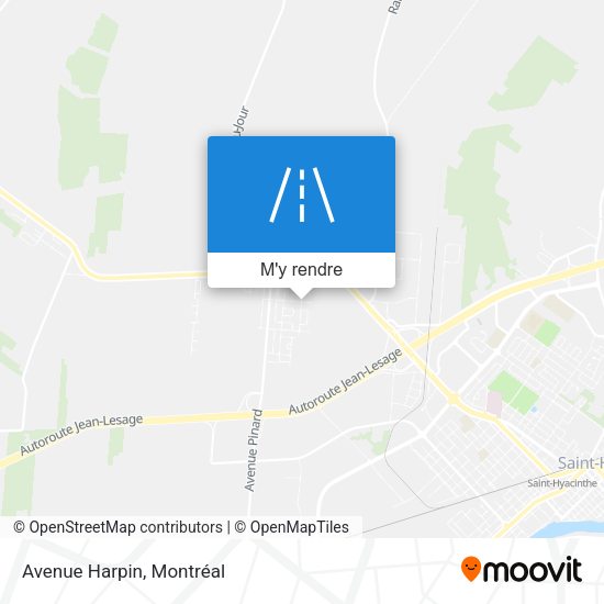 Avenue Harpin plan