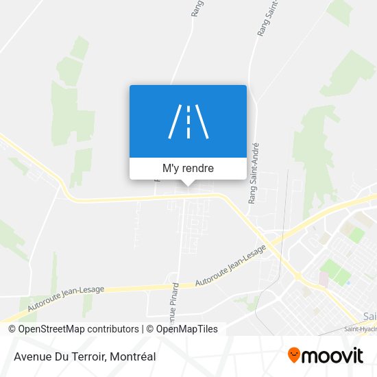 Avenue Du Terroir plan