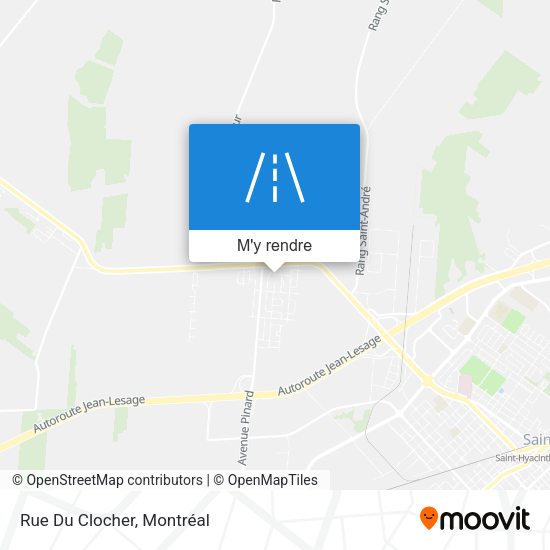 Rue Du Clocher plan