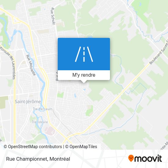 Rue Championnet plan