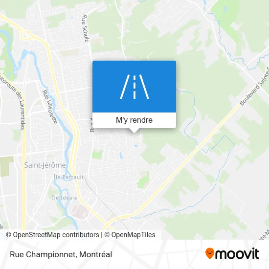 Rue Championnet plan